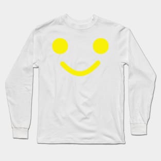 Smiling Minifig Face Long Sleeve T-Shirt